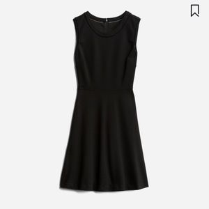 41 Hawthorn Coralie Lattice Knit Dress Black New L